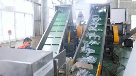 Lavatrice ad alta velocità per sfregamento plastica per rifiuti PET