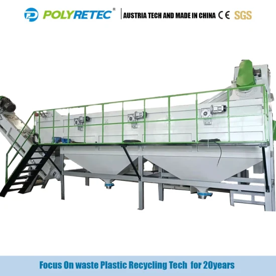 Impianto di lavaggio per riciclaggio di film plastici PE-PP di nuova generazione Impianto di riciclaggio di film PP in vendita per rifiuti puliti di PE-PP